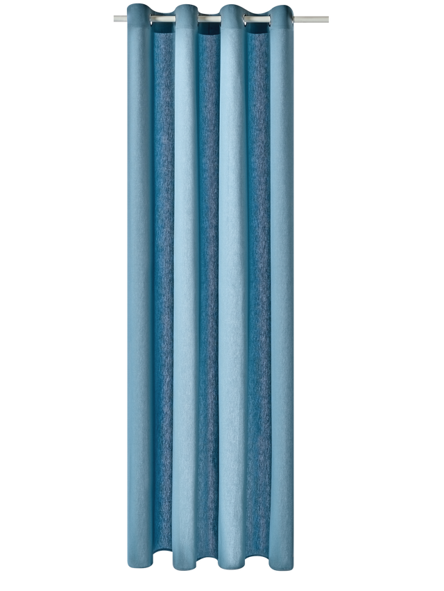 Rideau COTOON coloris acier 140 x 240 cm