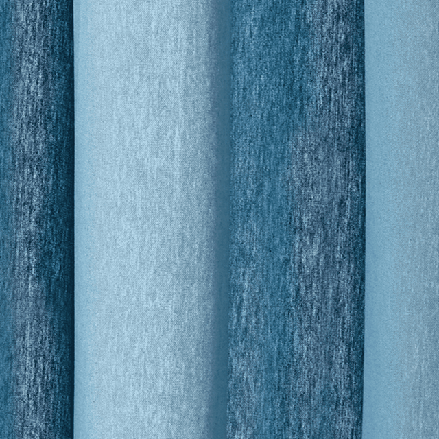 Rideau COTOON coloris acier 140 x 240 cm