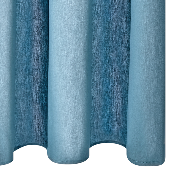 Rideau COTOON coloris acier 140 x 240 cm