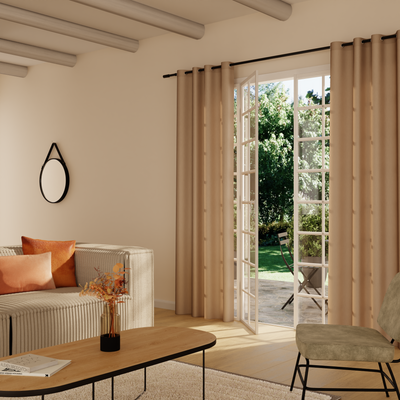 4MURS Rideau Cotoon Ficelle