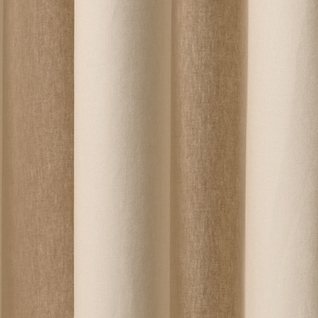 Rideau COTOON coloris ficelle 140 x 240 cm