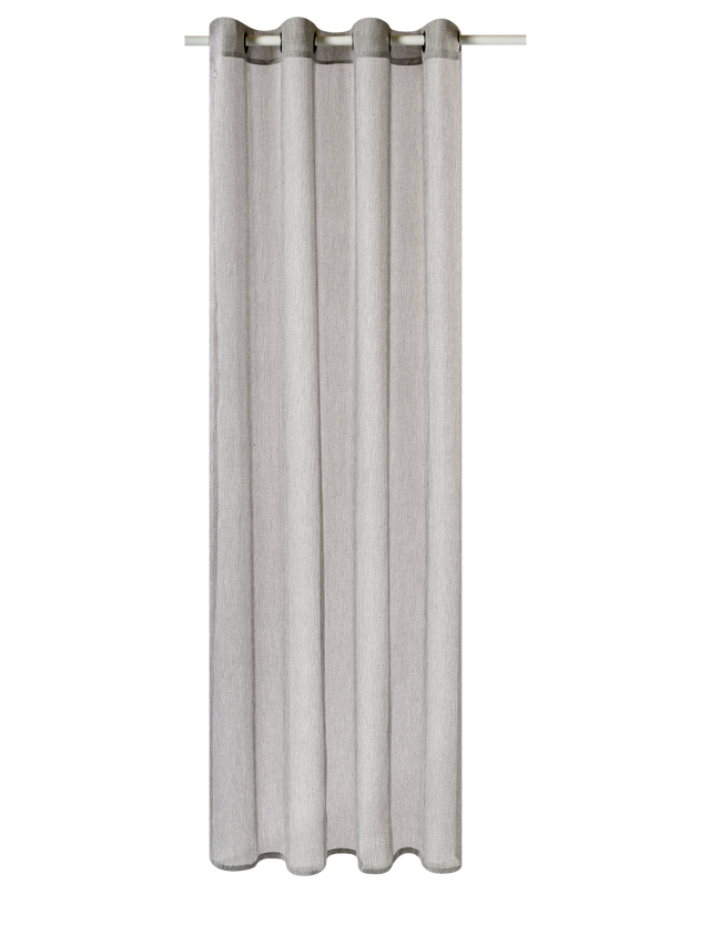 Voilage CHINO coloris gris 140 x 240 cm