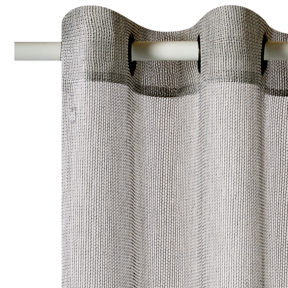 Voilage CHINO coloris gris 140 x 240 cm