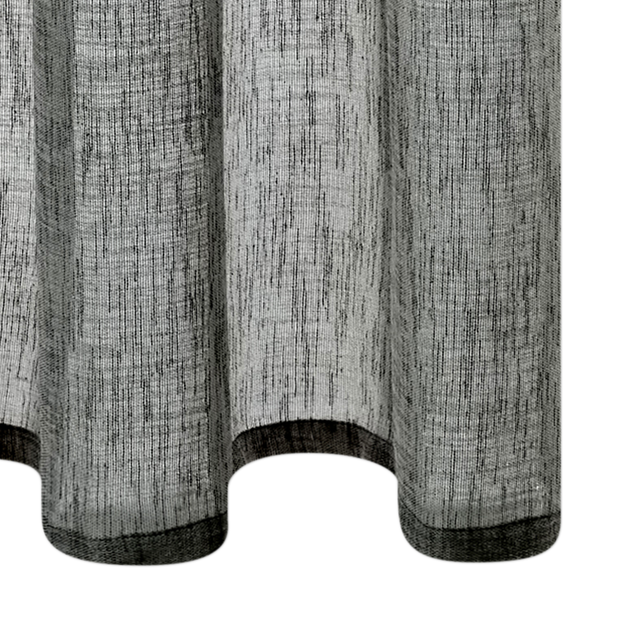 Voilage DIRITTO coloris noir 140 x 240 cm