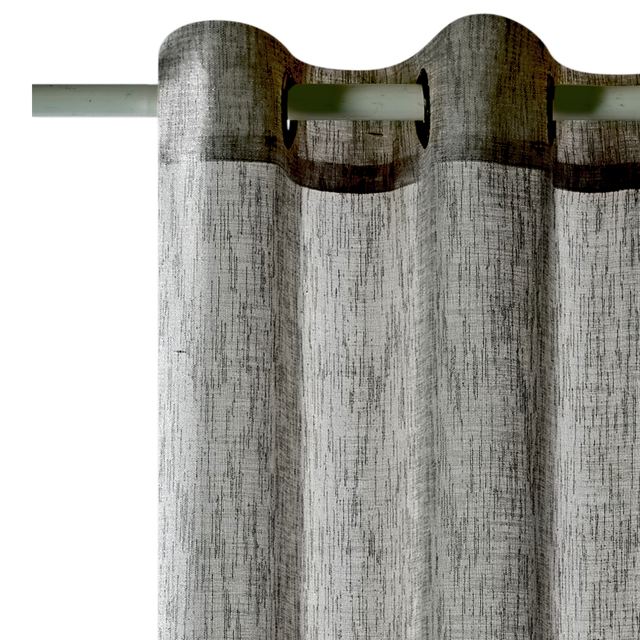 Voilage DIRITTO coloris noir 140 x 240 cm