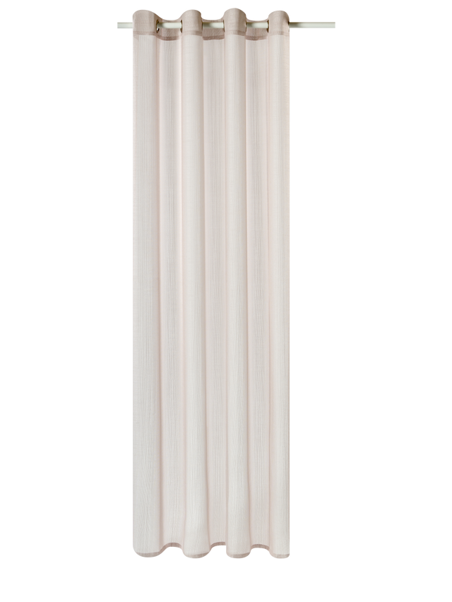Voilage ISADORA coloris tourterelle 140 x 240 cm