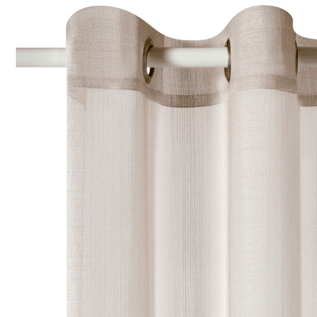Voilage ISADORA coloris tourterelle 140 x 240 cm