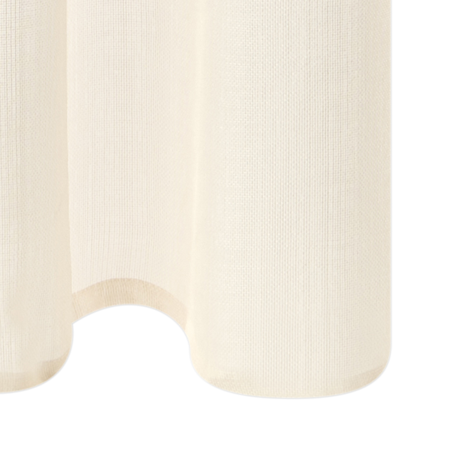 4MURS Voilage ISADORA coloris beige 140 x 240 cm