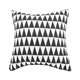 Housse de coussin Backgammon Noir