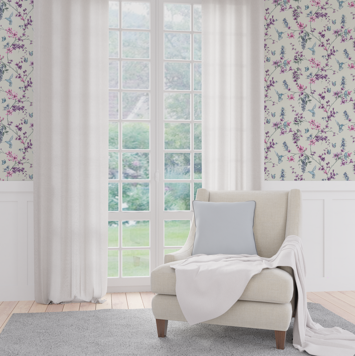 Housse de coussin Lin lave Gris