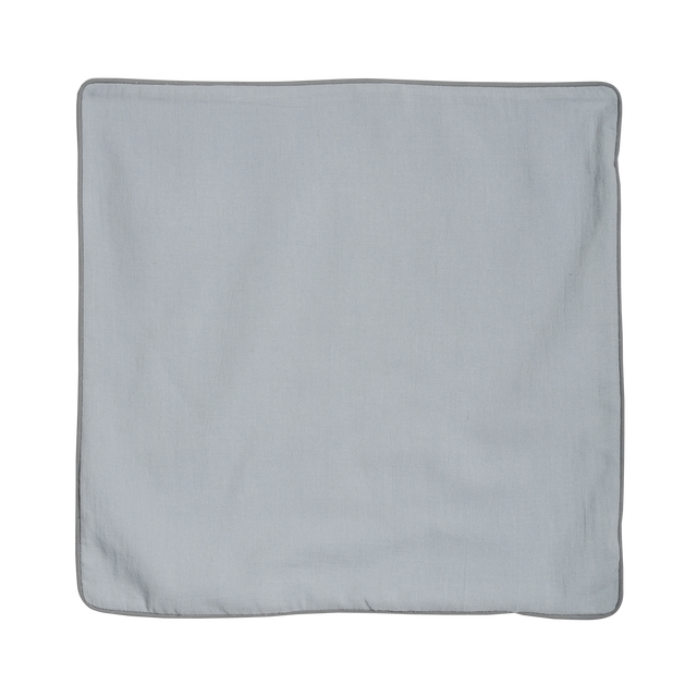 Housse de coussin LIN LAVE coloris gris 40 x 40 cm