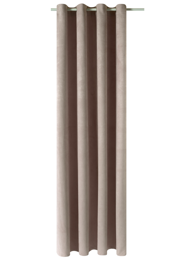 4MURS Rideau VELVET coloris tourterelle 140 x 260 cm