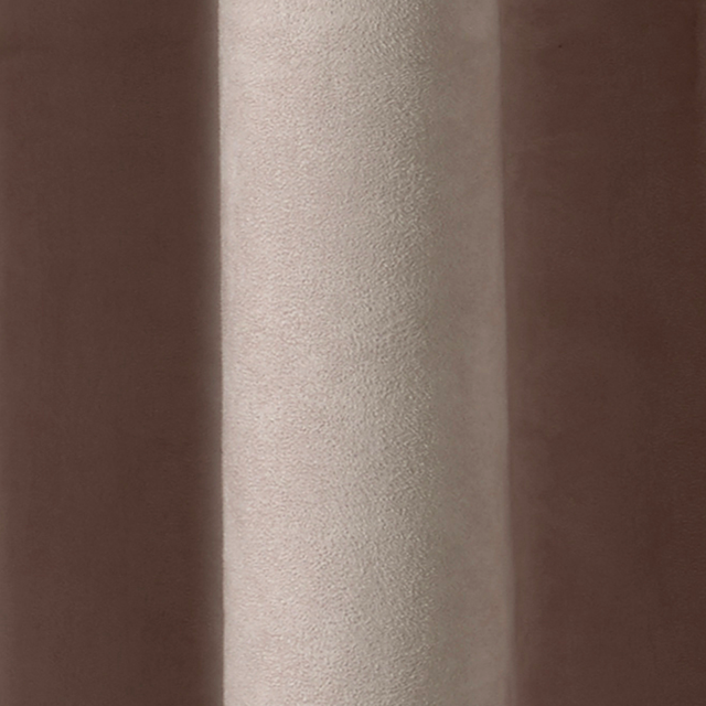4MURS Rideau VELVET coloris tourterelle 140 x 260 cm