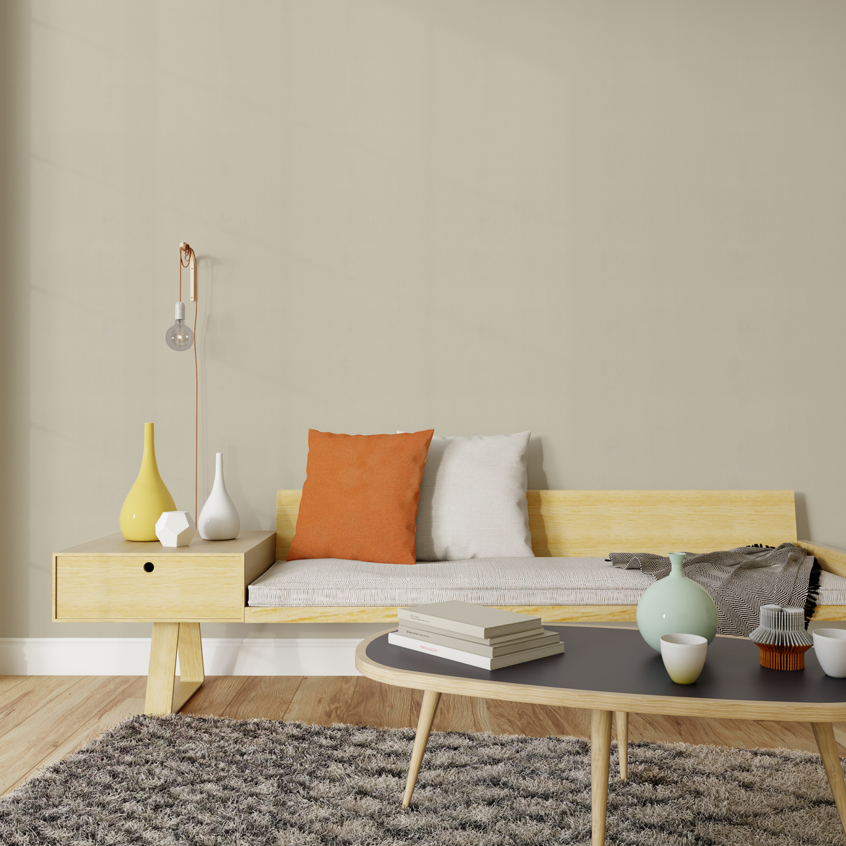 Coussin Velvet Jaune ocre