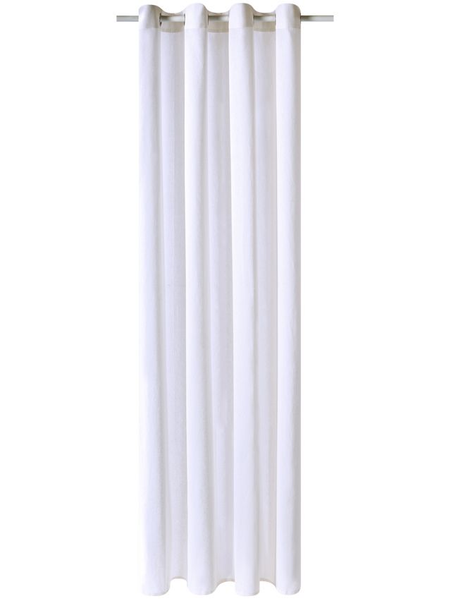 Rideau CALADE coloris blanc 135 x 240 cm