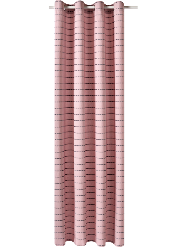 Rideau VALMONT coloris rose boudoir 140 x 240 cm