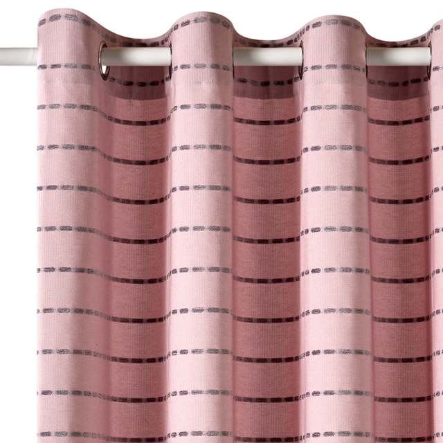 Rideau VALMONT coloris rose boudoir 140 x 240 cm