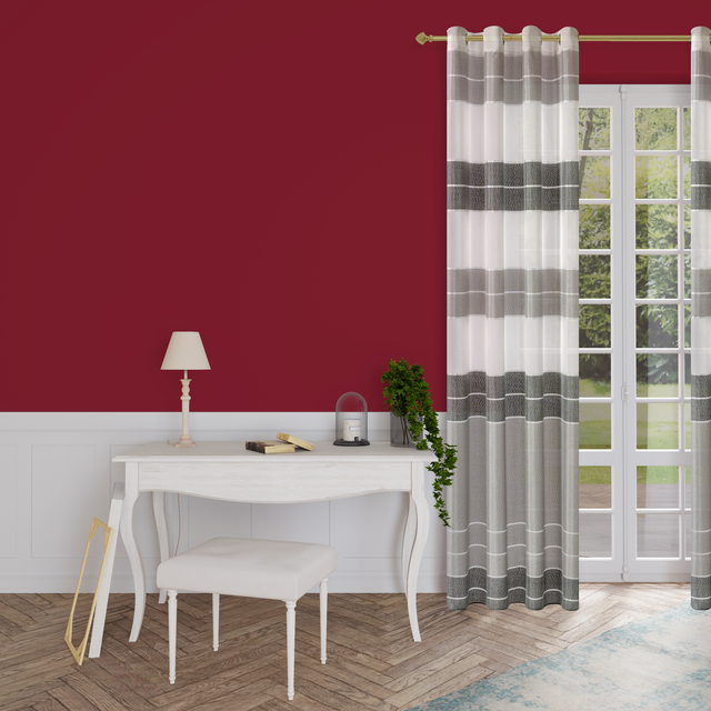 4MURS Voilage NEVA coloris gris 140 x 240 cm