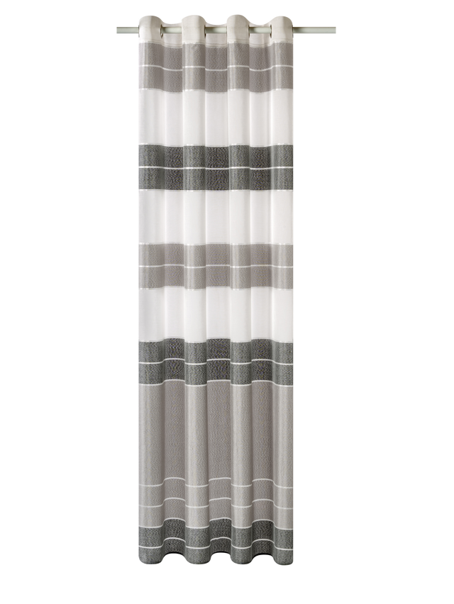 4MURS Voilage NEVA coloris gris 140 x 240 cm