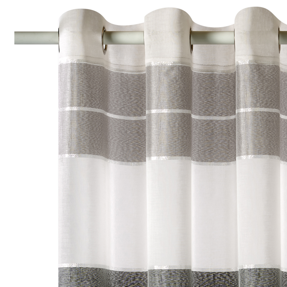 4MURS Voilage NEVA coloris gris 140 x 240 cm
