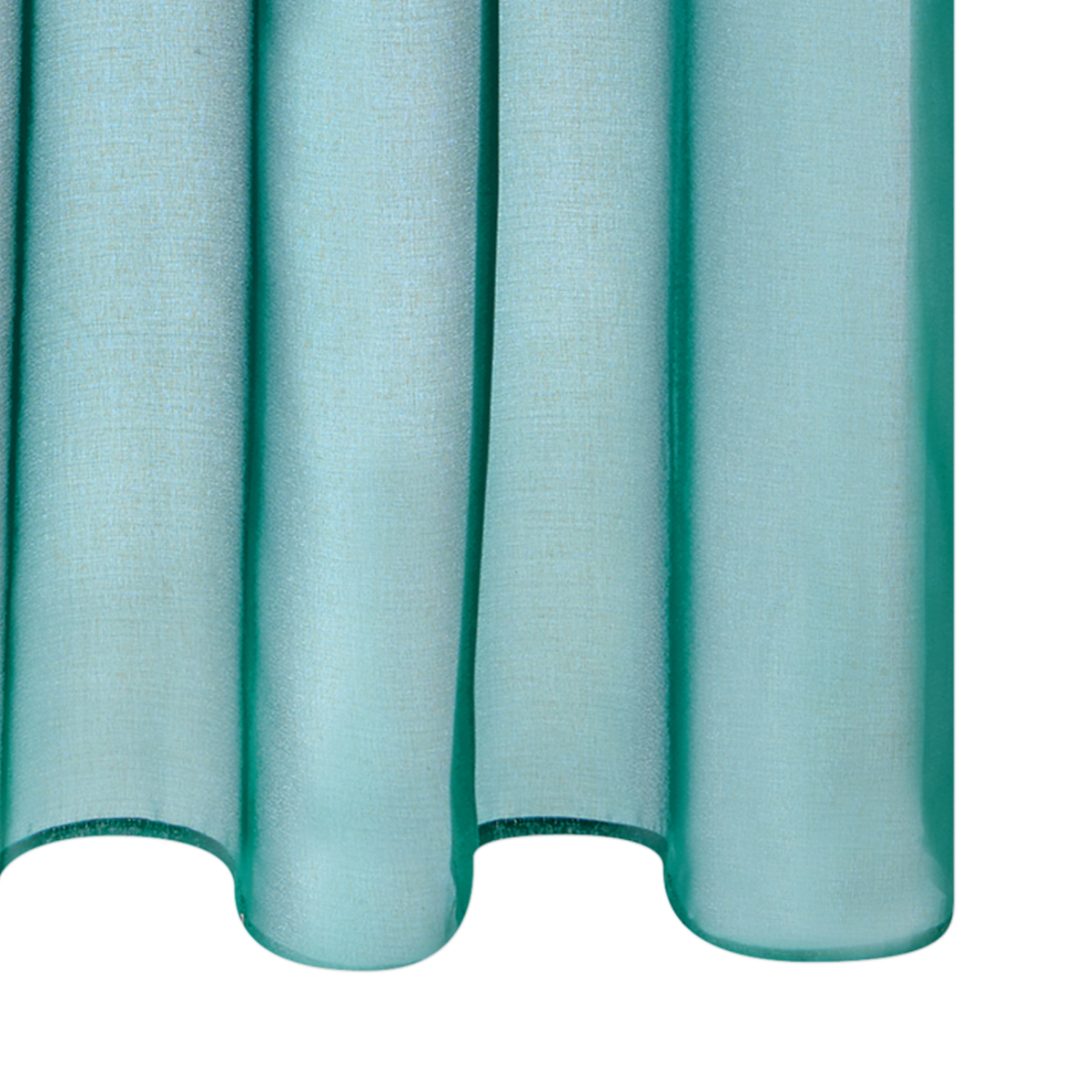 Voilage Voile chic Bleu paon