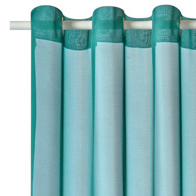 Voilage Voile chic Bleu paon