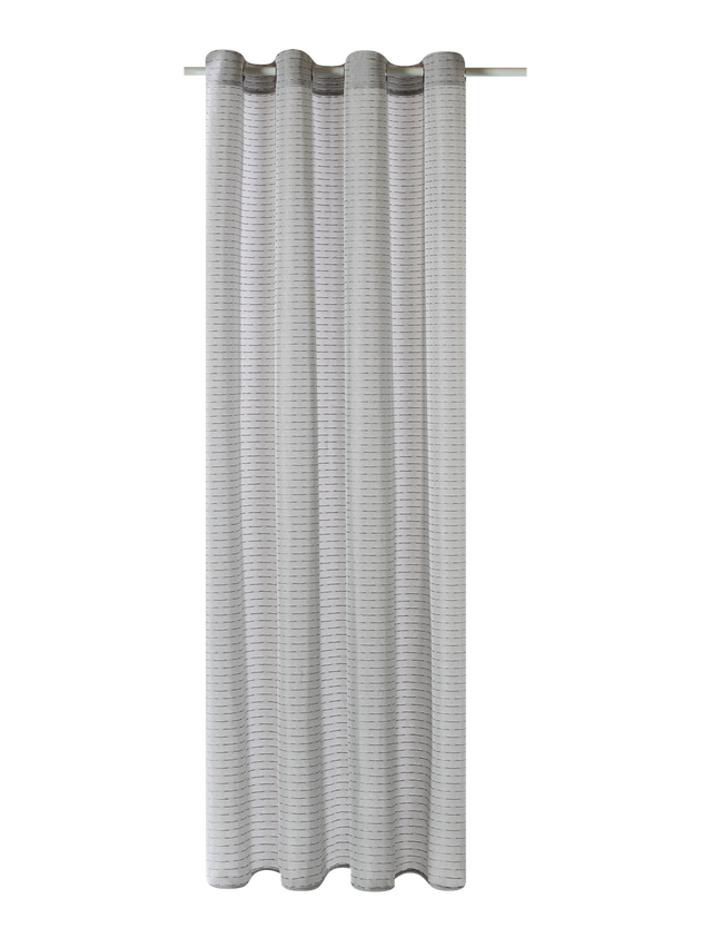 Voilage BEAURECUEIL coloris gris 140 x 240 cm