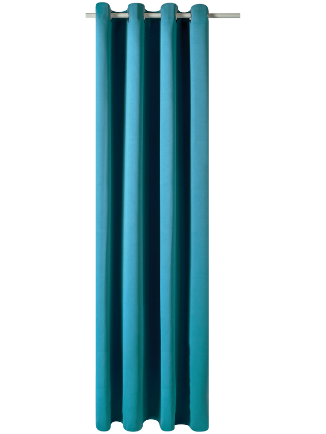 Rideau occultant MARVIN coloris pétrole 140 x 250 cm