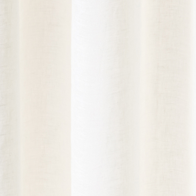 Rideau Lin CAMBRIA coloris blanc 140 x 260 cm