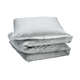 Parure de lit en toile de coton Lozi Gris perle