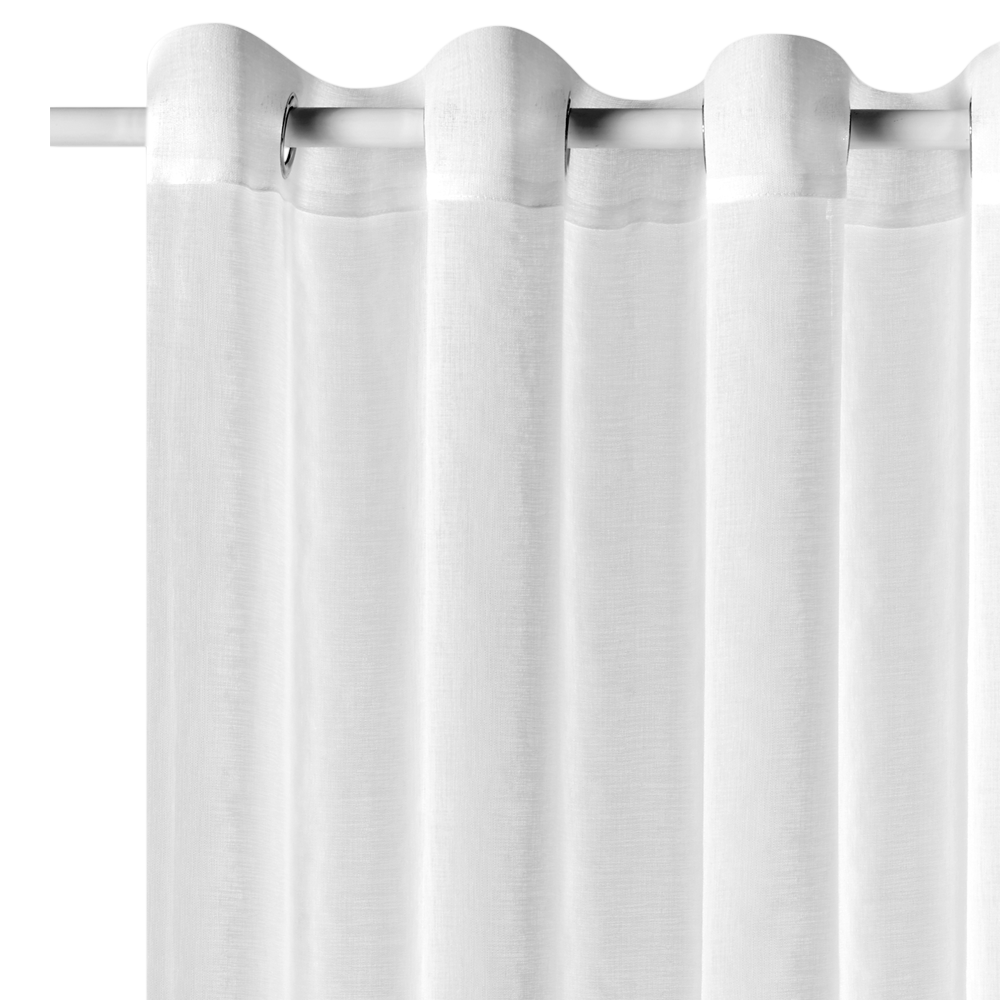 Voilage MIA coloris blanc 140 x 240 cm