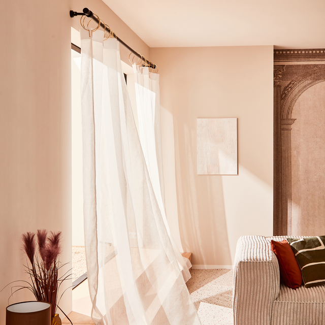 4MURS Voilage IRIBE coloris blanc 140 x 240 cm