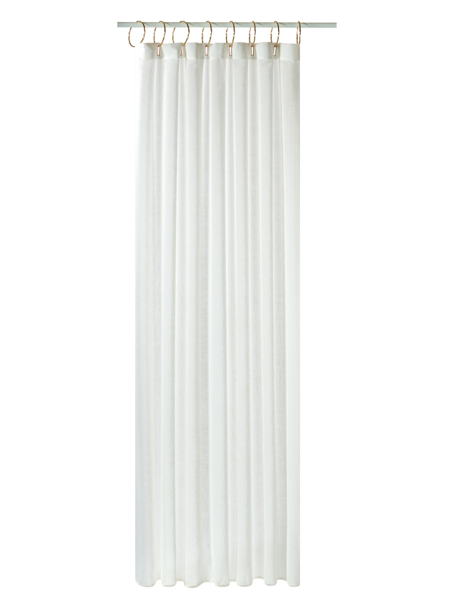 4MURS Voilage IRIBE coloris blanc 140 x 240 cm