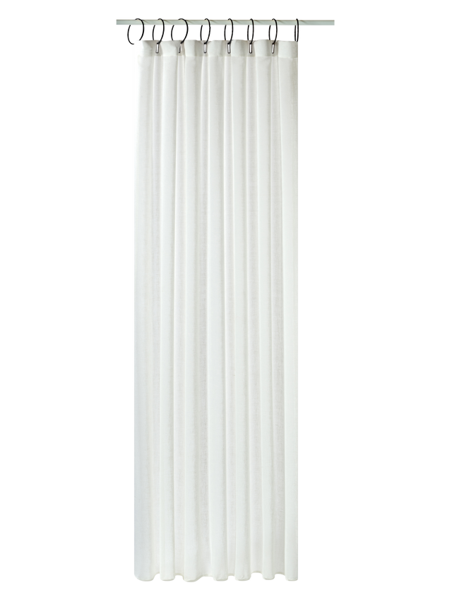 Voilage IRIBE coloris blanc 140 x 240 cm