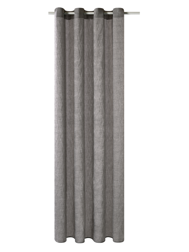 Voilage MILKY WAY coloris gris 140 x 240 cm