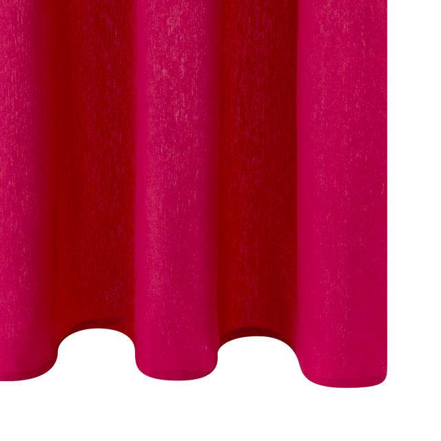 Rideau COTOON coloris framboise 140 x 240 cm