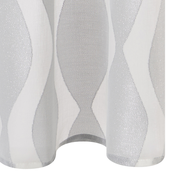 Voilage WAVY coloris gris perle 140 x 260 cm