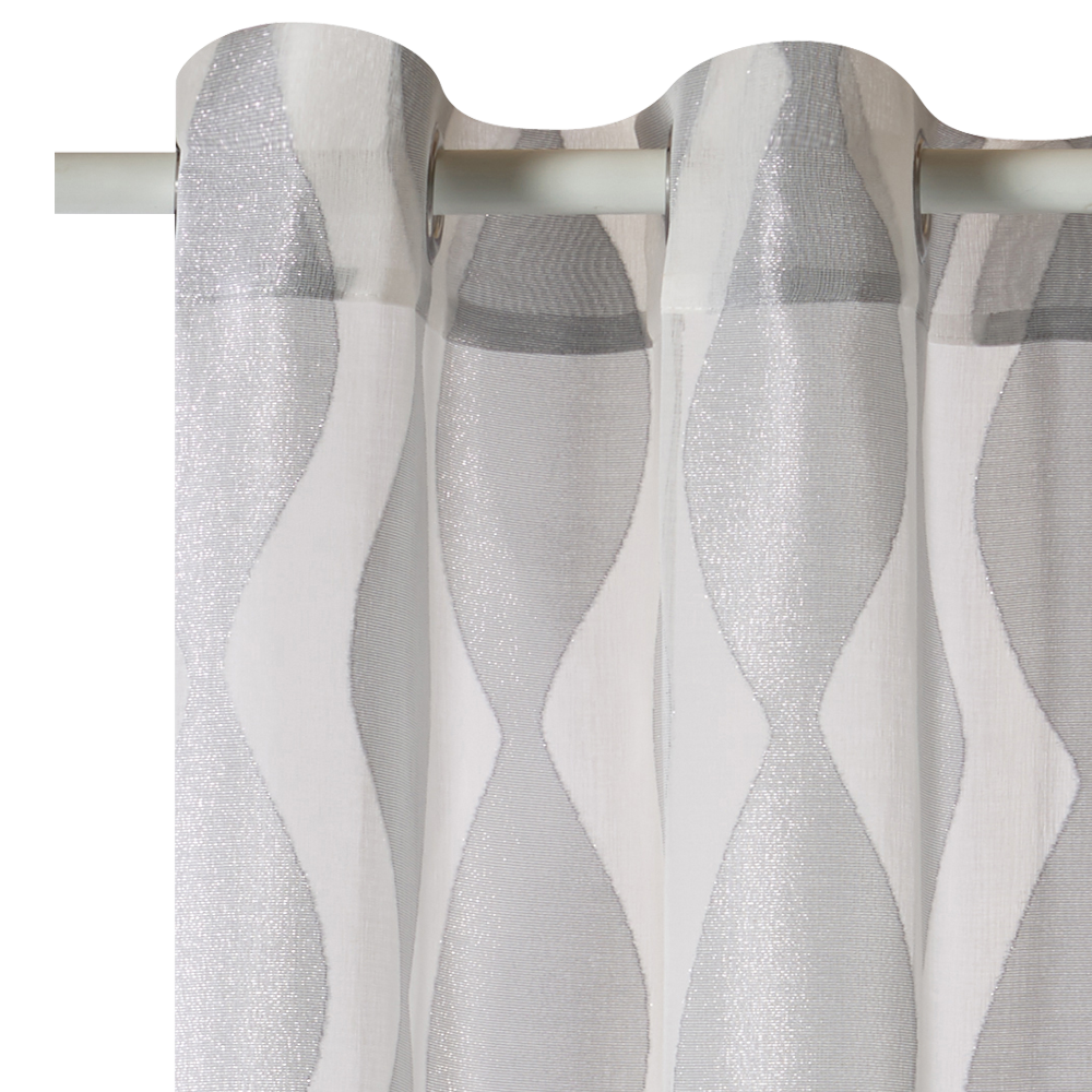 Voilage Wavy Gris perle