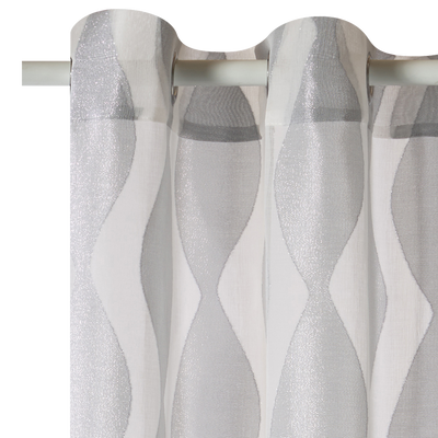 Voilage Wavy Gris perle