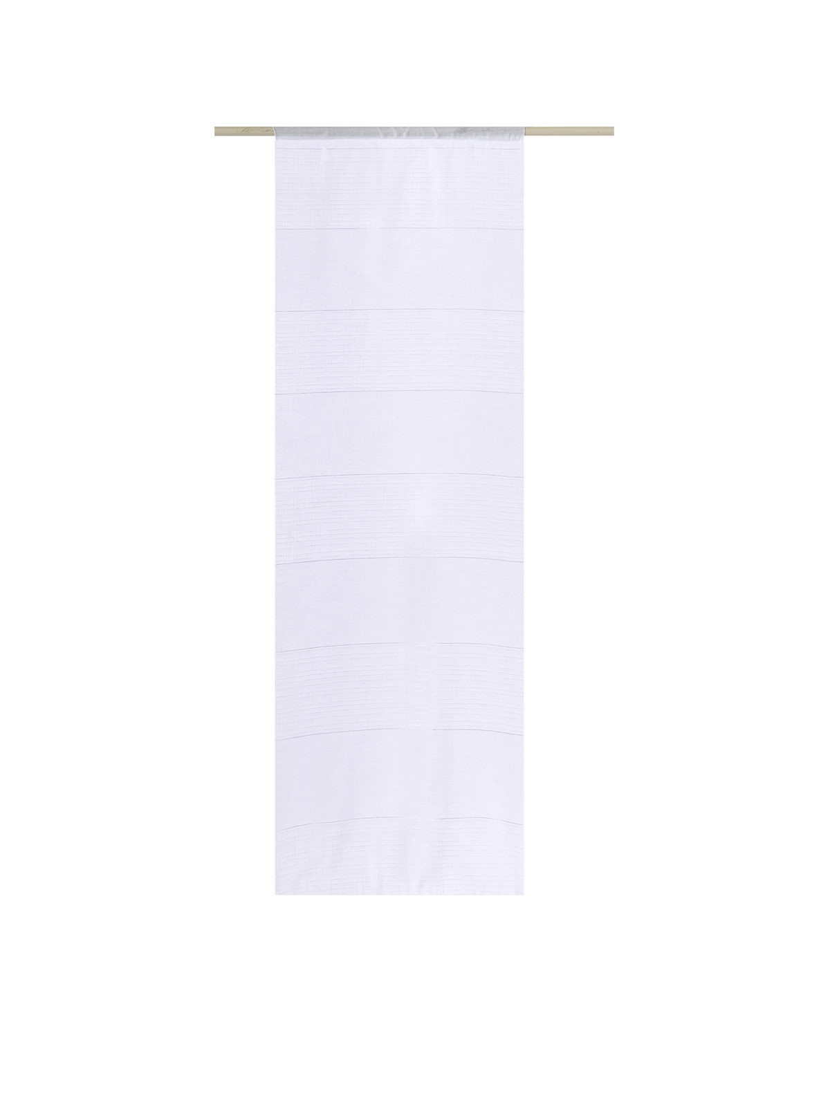 Vitrage Indra (la paire) Blanc