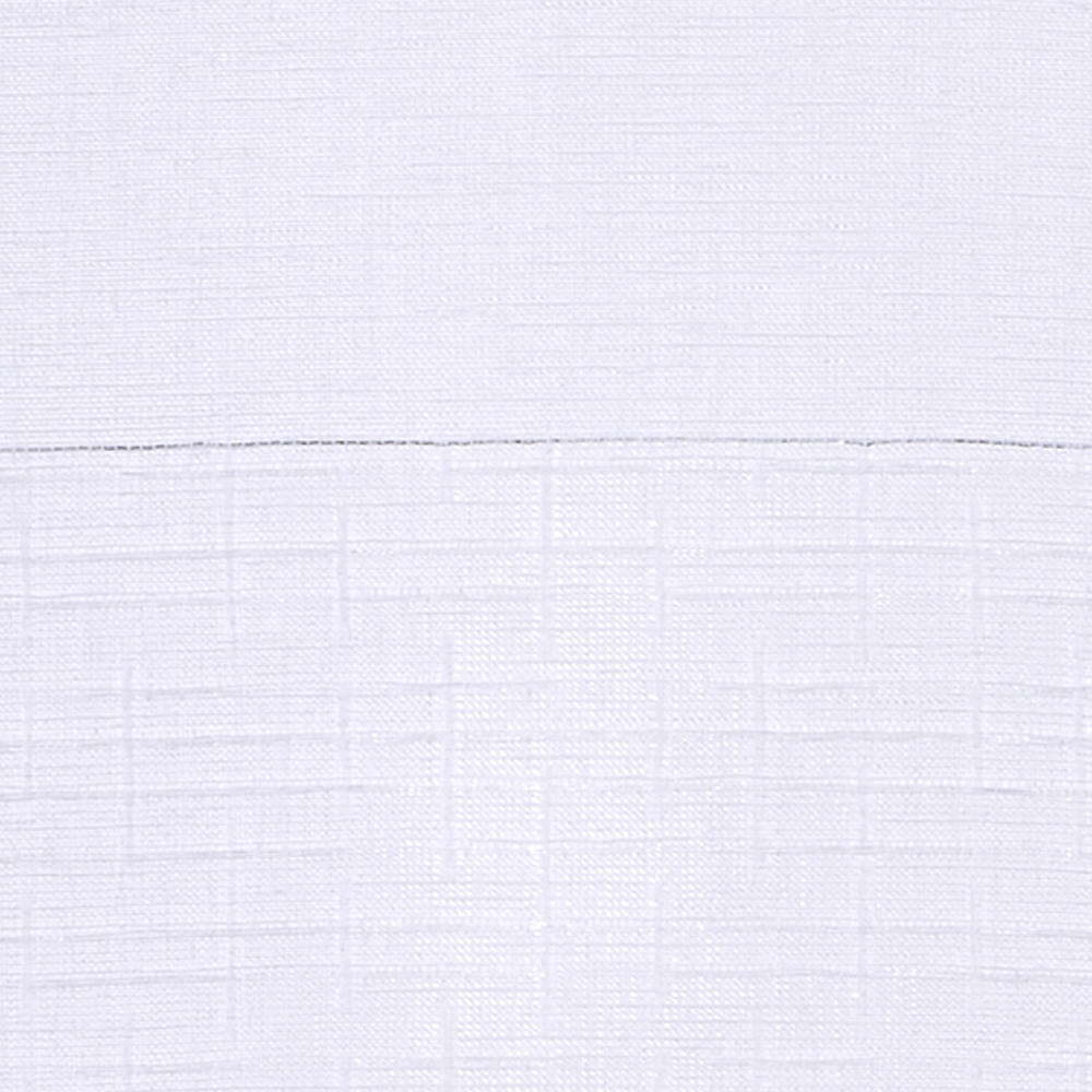 Vitrage Indra (la paire) Blanc