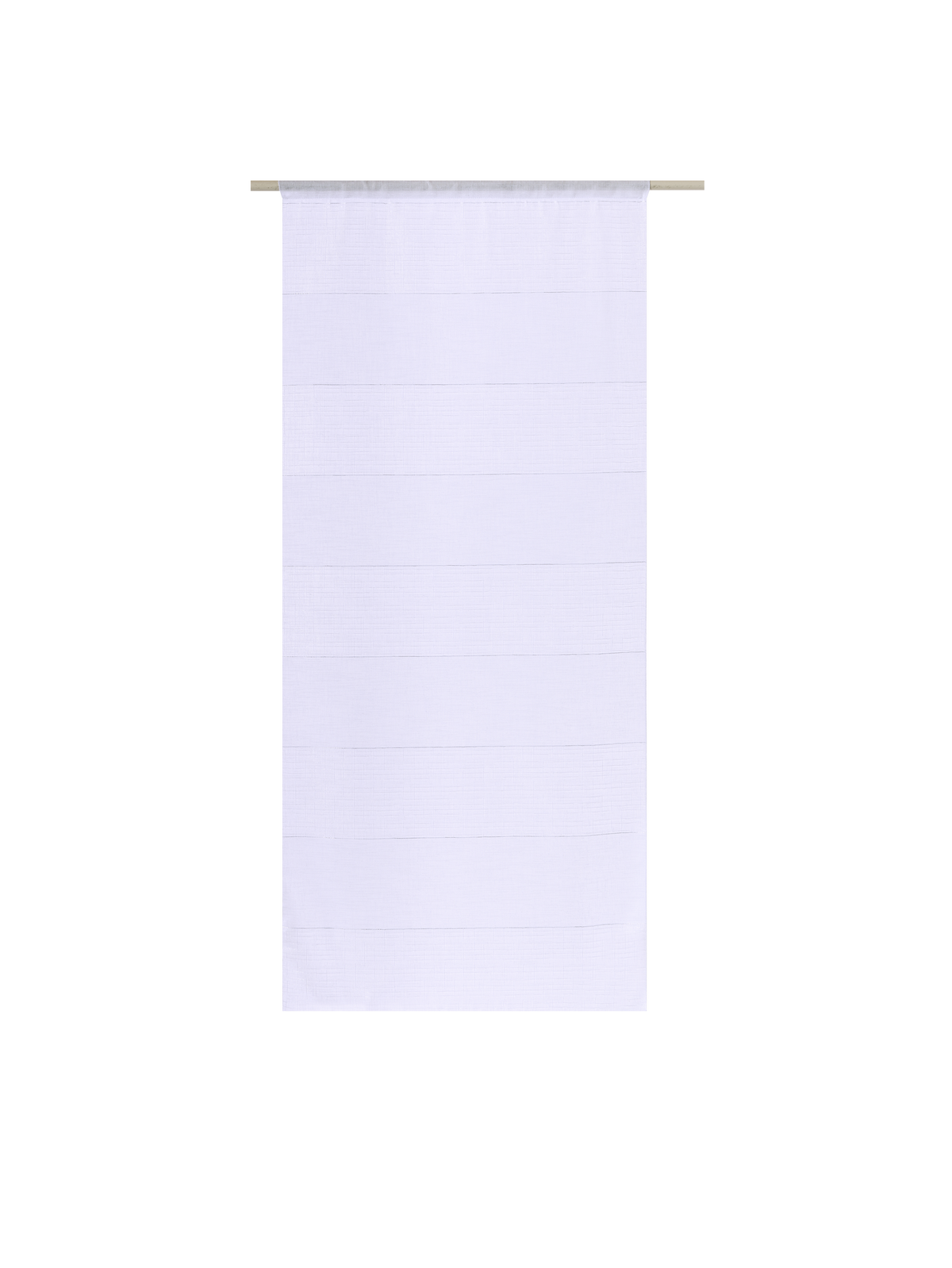 Vitrage Indra (la paire) Blanc