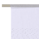 Vitrage Flocon (la paire) Blanc