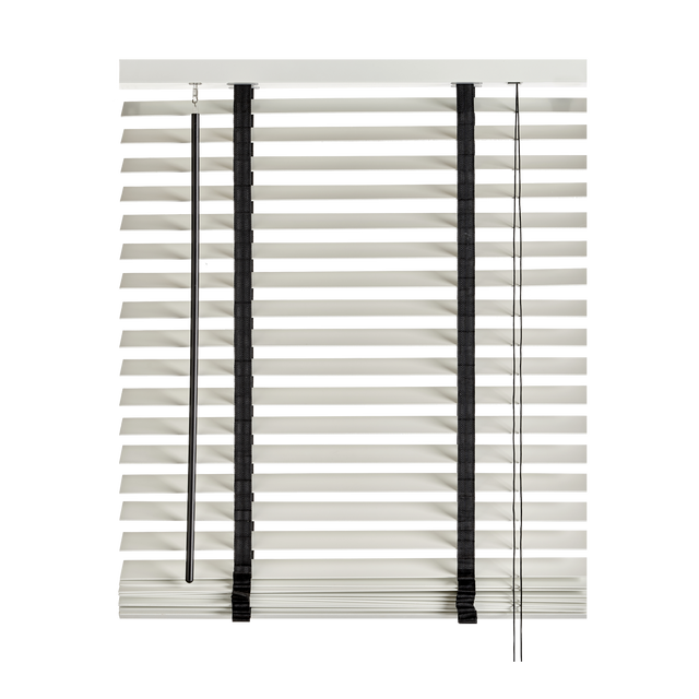 Store vénitien DUCALE blanc / anthracite 140 x 175 cm