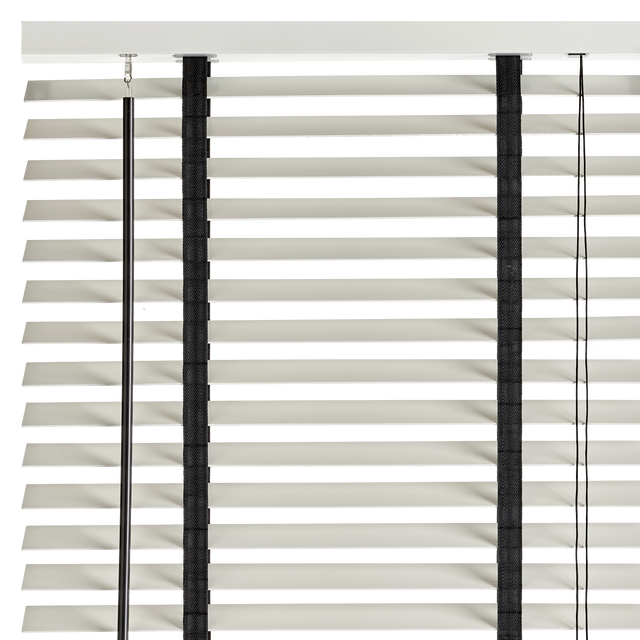 Store vénitien DUCALE blanc / anthracite 140 x 175 cm