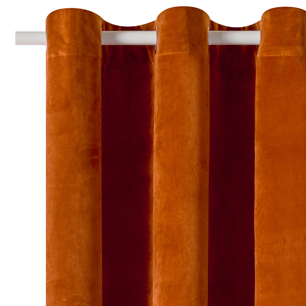 Rideau NEGRESCO coloris cognac 140 x 260 cm