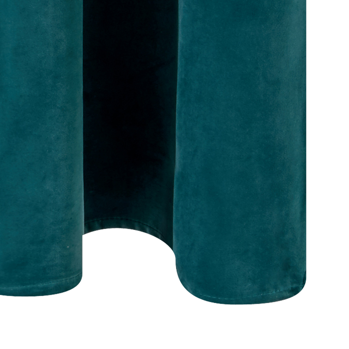 Rideau Negresco Bleu paon