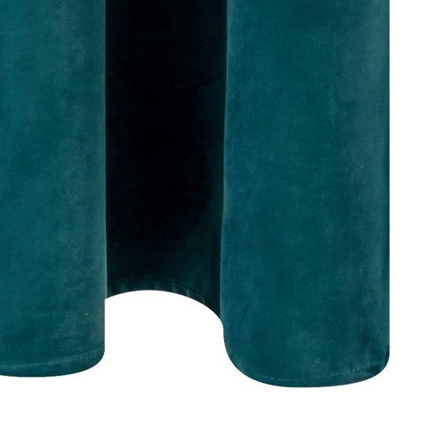 Rideau NEGRESCO coloris bleu paon 140 x 260 cm