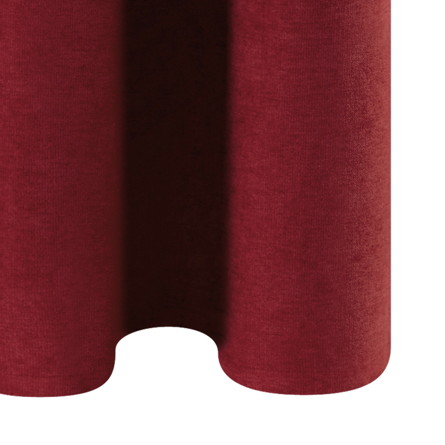 4MURS Rideau thermique PLAZZA coloris garance 140 x 260 cm