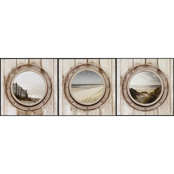 Triptyque Triptyque hublot Gris perle